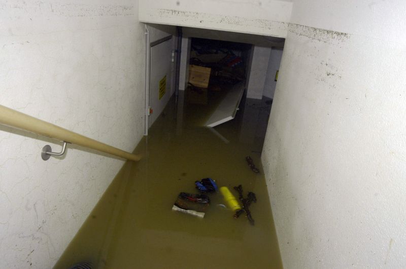 Basement Water Cleanup detail